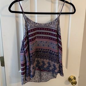Olivaceous Patterned Top
